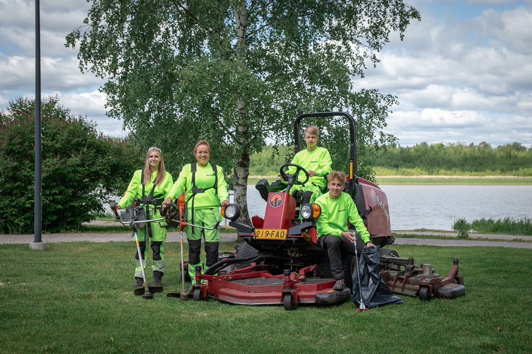 Alltimen alueurakan työntekijöit Järvenpäässä