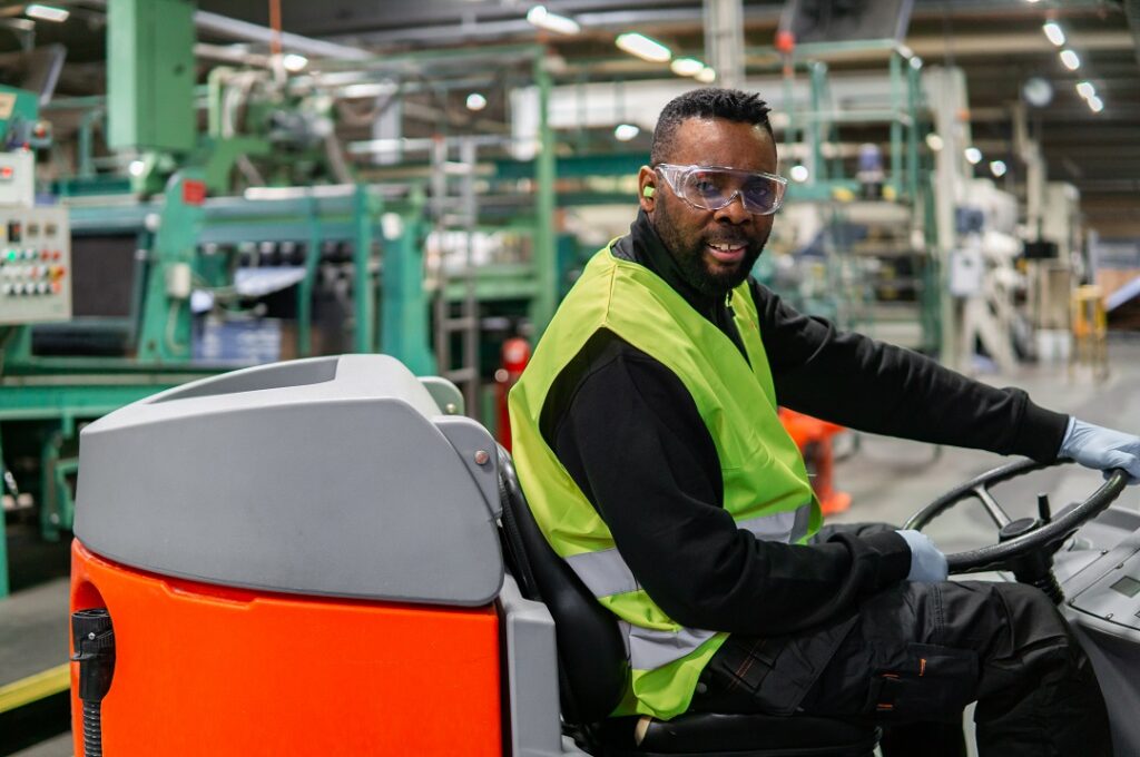Alltime's cleaner in industrial cleaning services